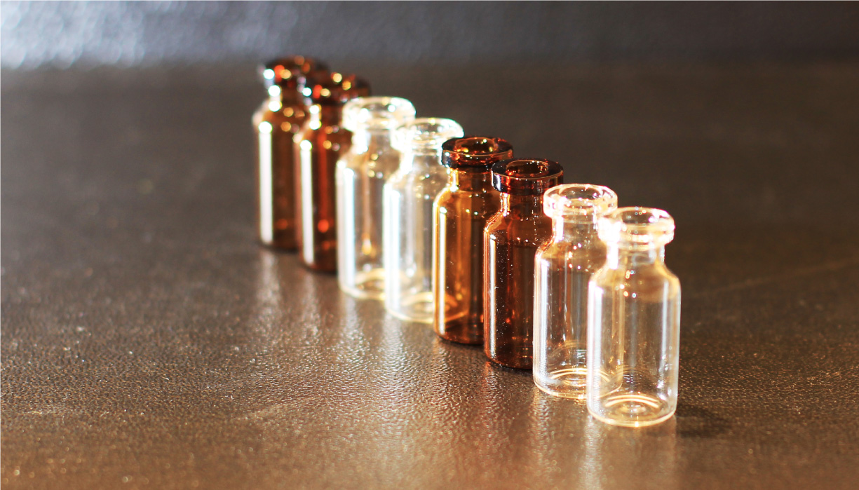 ขวดแก้วบรรจุยาฉีด (glass vial)
